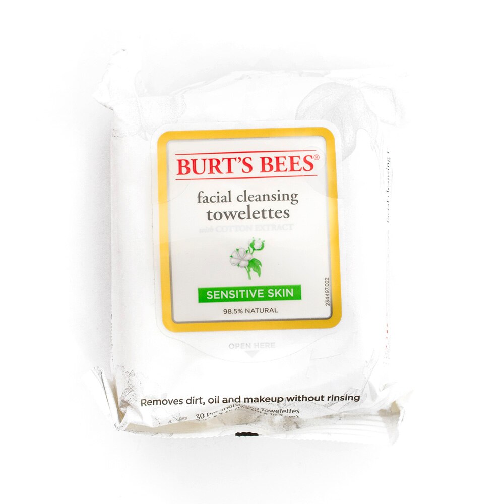 Burt's Bees, Facial Towelettes, 30 Count